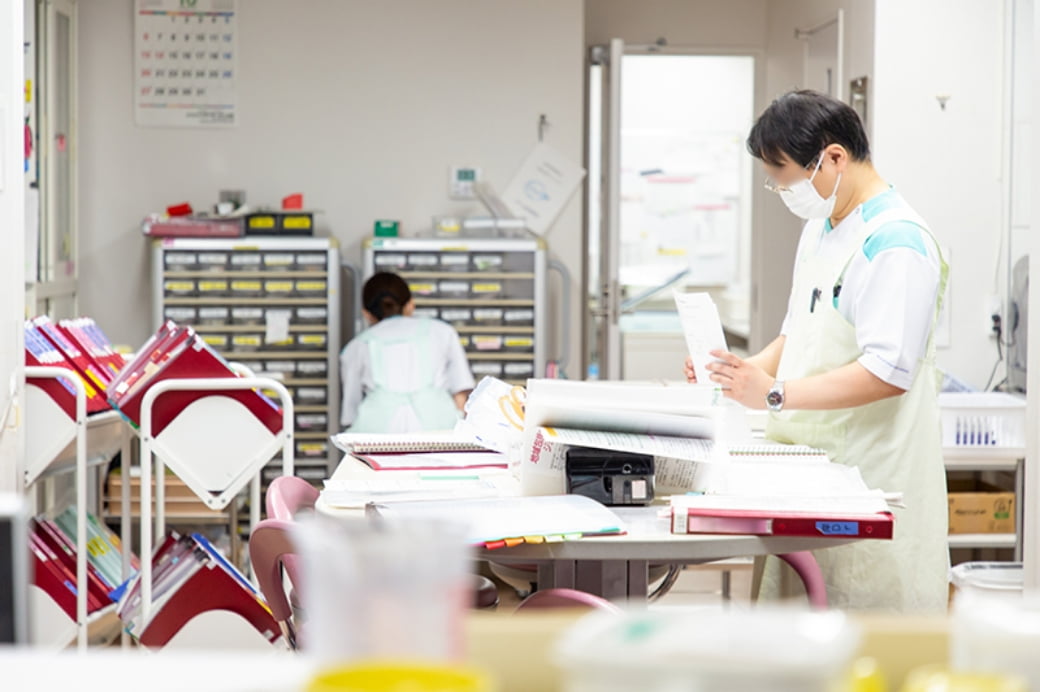 病室での様子