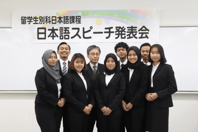 インドネシア人留学生の日本語スピーチ発表会