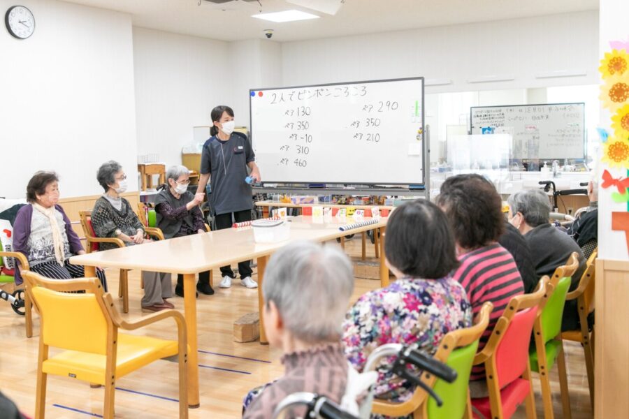 1日利用のレクリエーション風景